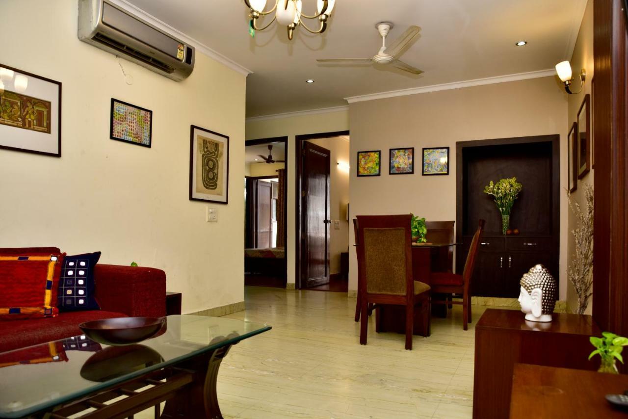 Woodpecker 2BHK Service Apartment Hauz Khas ,Delhi Neu-Delhi Exterior foto