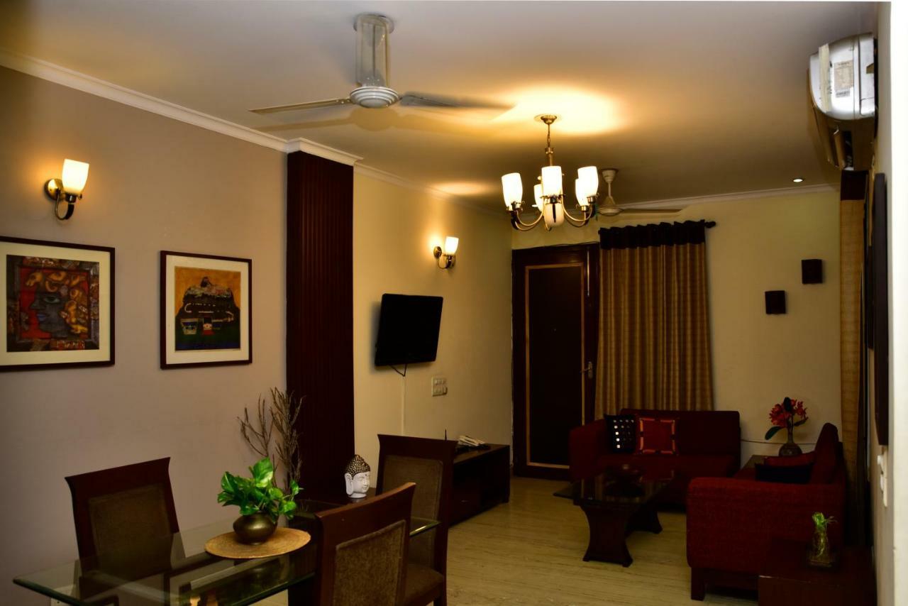 Woodpecker 2BHK Service Apartment Hauz Khas ,Delhi Neu-Delhi Exterior foto